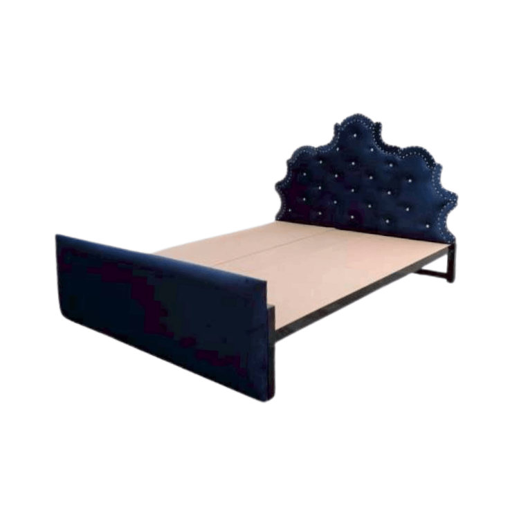 ฐานรองหัวเตียง 5 ฟุต WISDOM DESIGN FURNITURE รุ่น SECRET สีกรม